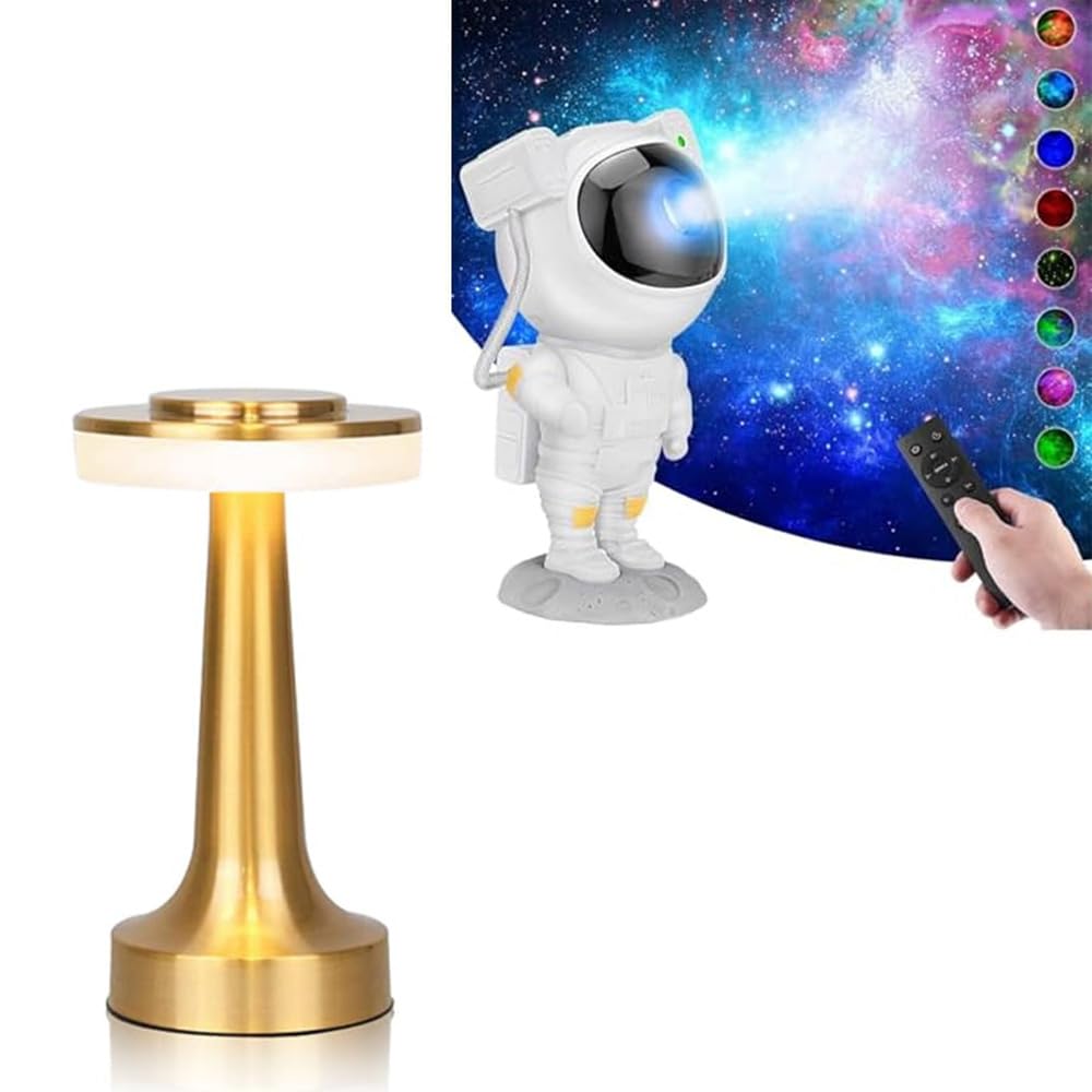 Cordless Metal Desk Lamp, Touch Sensor Control LED Table Lamp,3 Color Stepless Dimmable Battery Powered Lamp for Living Room, Dorm, Home Office (Gold)