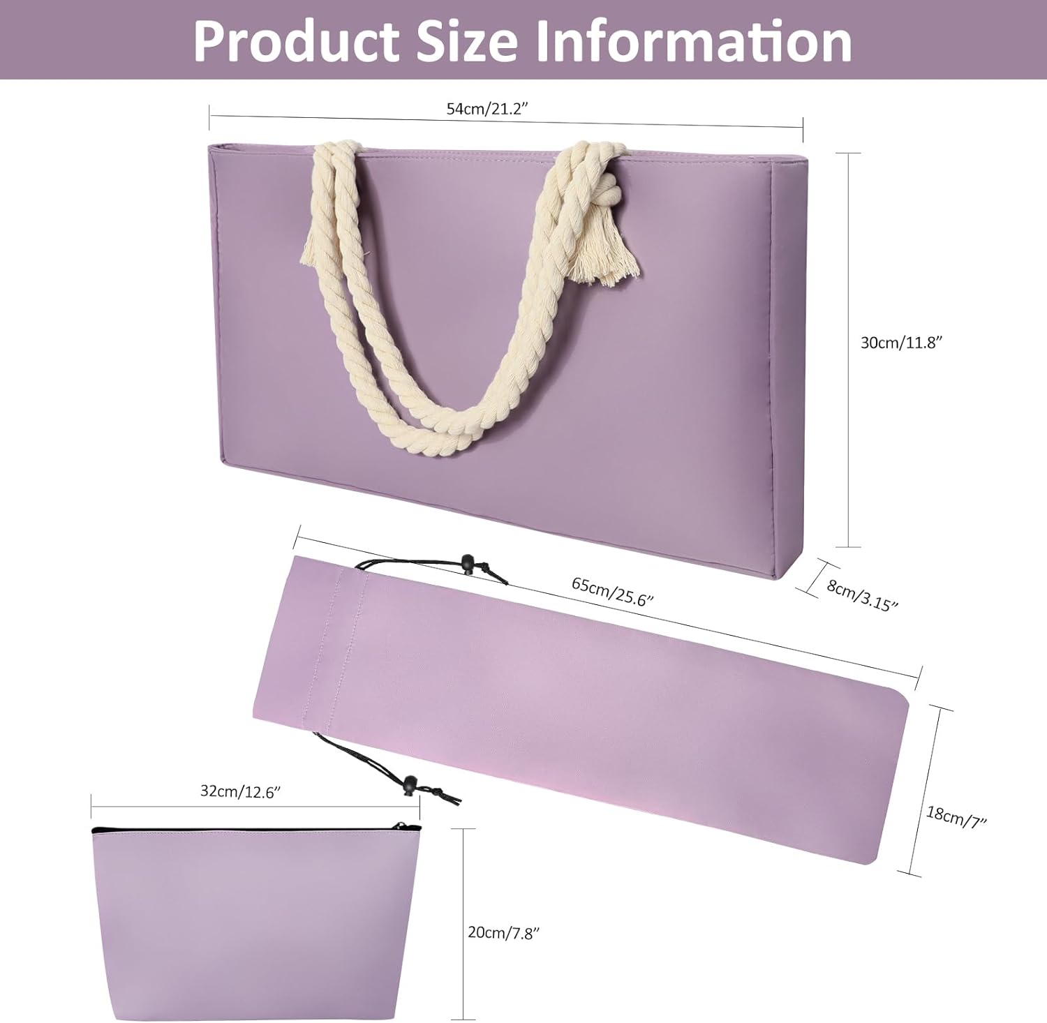 Empty Mahjong Bag(Purple) for American Mahjong Set with Tiles and Racks Bag